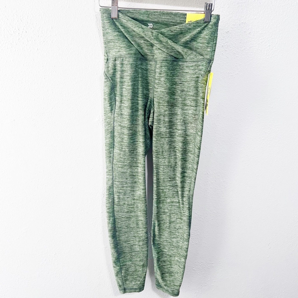 NWT All In Motion green contour curvy ultra high rise 7/8 legging size xs